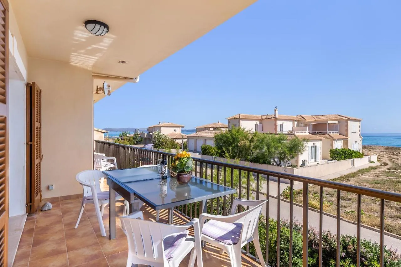 Front Line Beach House Up To 6 Guests In Mallorca Son Serra de Marina 0*,  Spanien
